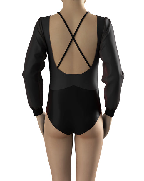 ELLIE Leotard Base - Black